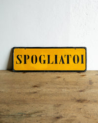 Insegna Militare Vintage in Metallo – Anni '60-'70