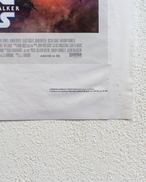 Locandina Star Wars Ascesa Di Sky Walker