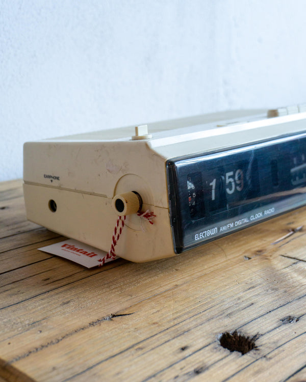 Radio sveglia a cartellini Electown – Italia 1970