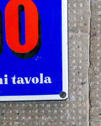Insegna smaltata Crodo
