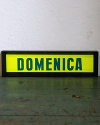 Insegna Cinema Riccione "Domenica" - anni ’80