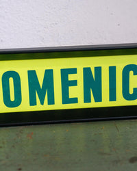 Insegna Cinema Riccione "Domenica" - anni ’80