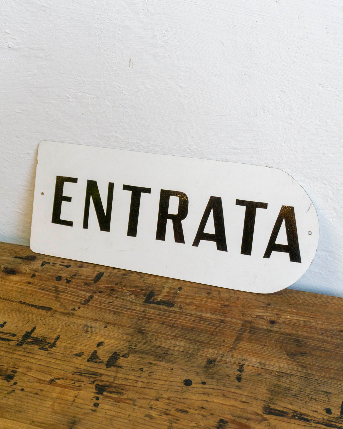 Insegna “Entrata” - vintage