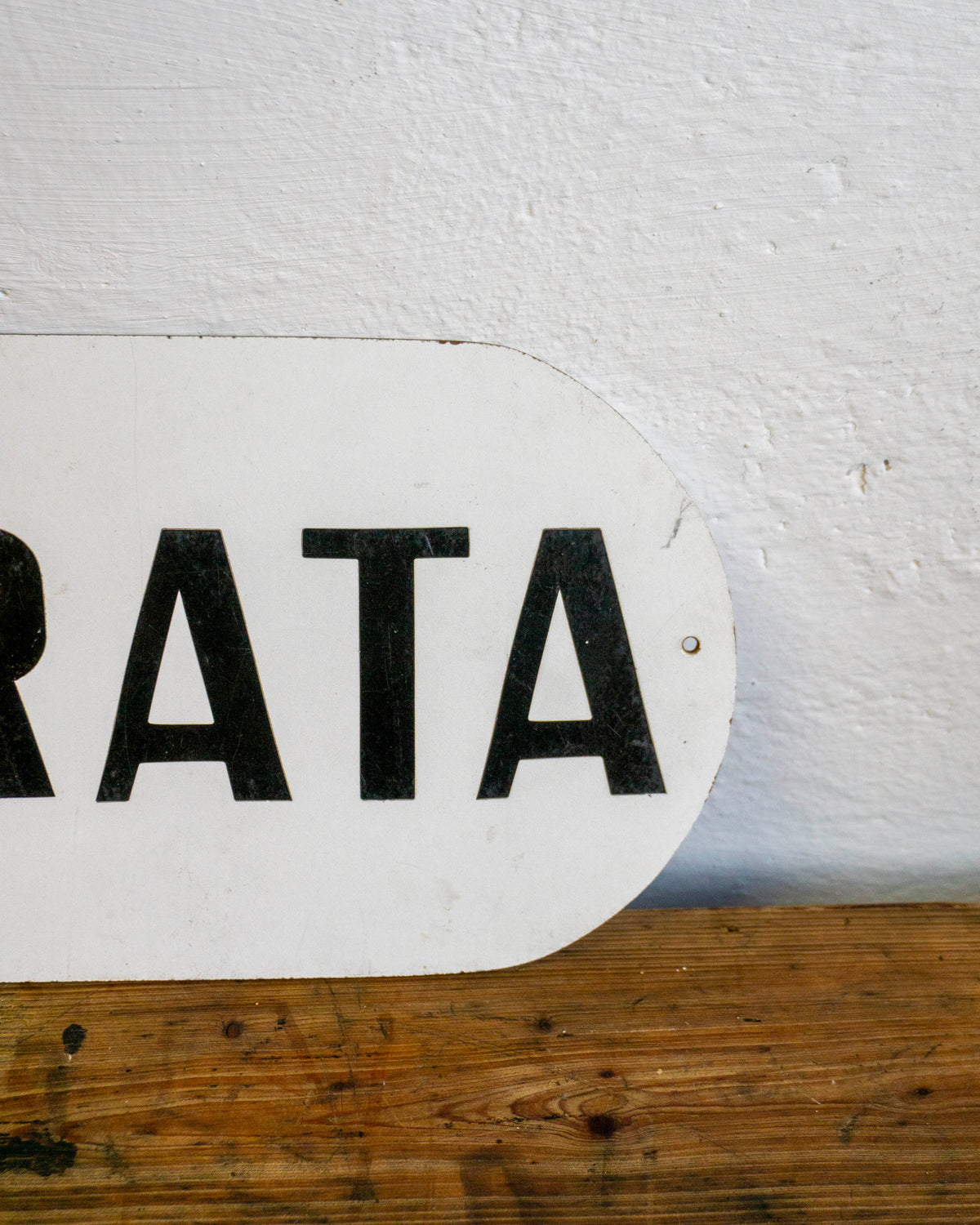 Insegna “Entrata” - vintage