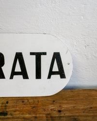 Insegna “Entrata” - vintage