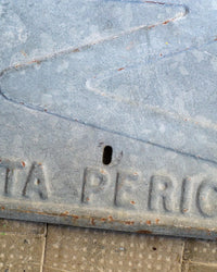 Insegna Touring Club Italiano - Pirelli “Svolta Pericolosa” 1920