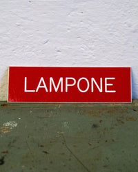 Insegna bar vintage “Lampone” – Anni ’80