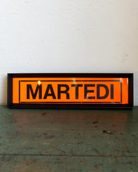 Insegna Cinema Riccione "Martedì" - anni ’80