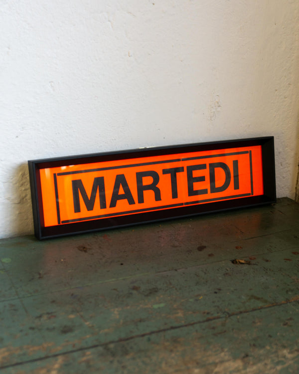 Insegna Cinema Riccione "Martedì" - anni ’80