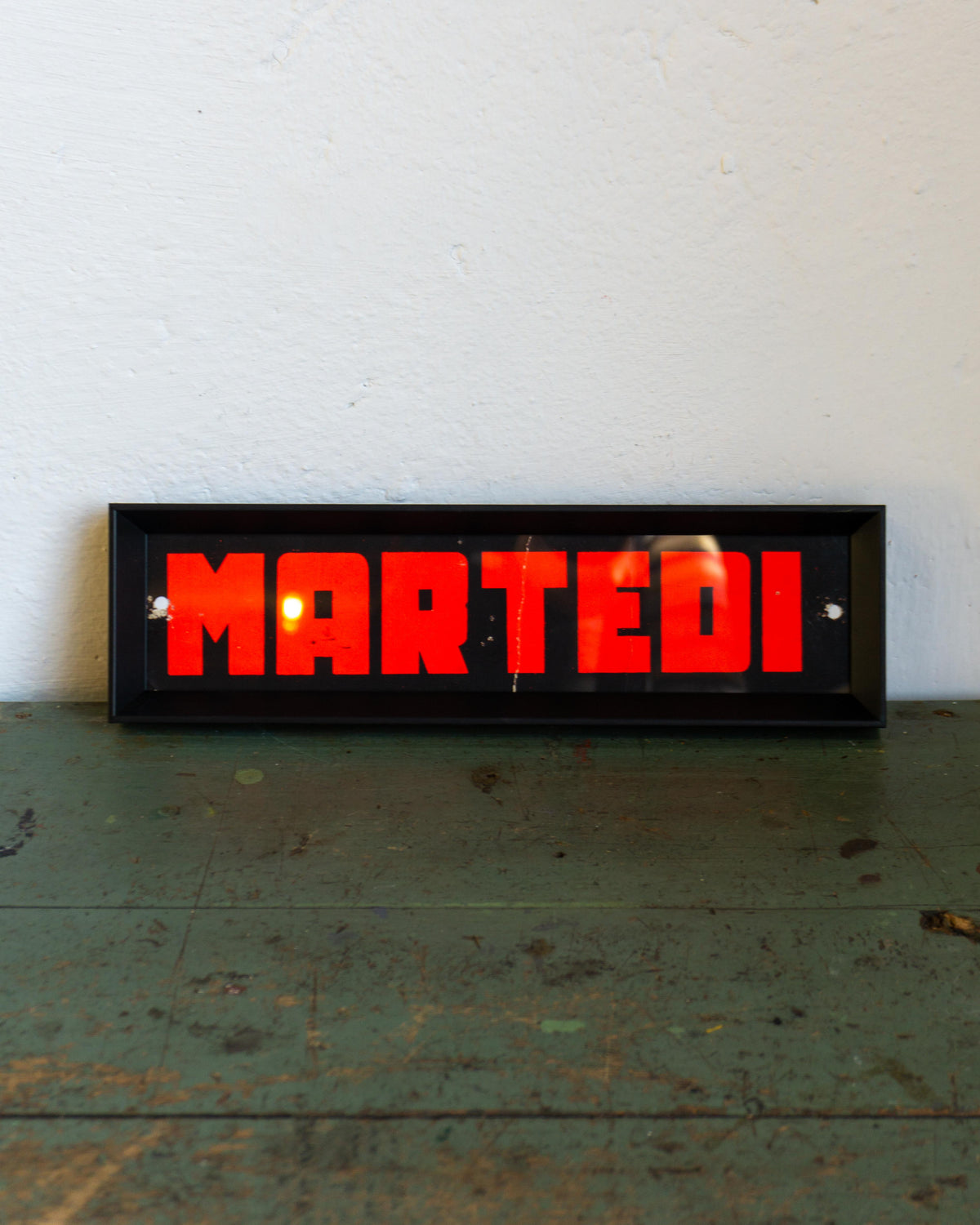 Insegna Cinema Lux Piemonte "Martedì" - anni ’70