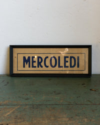 Insegna Cinema Roma Piacenza "Mercoledì" - anni ’70