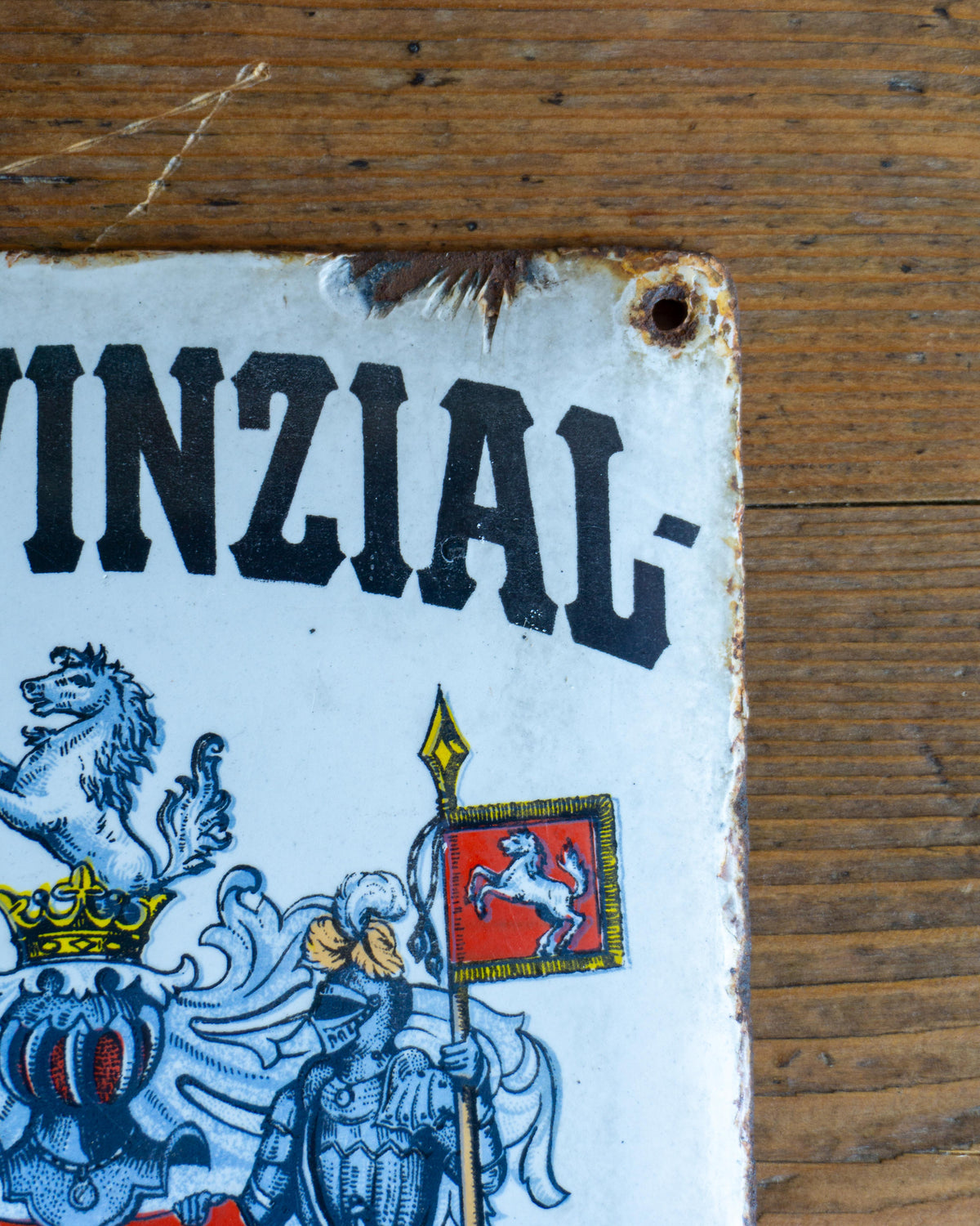 Insegna smaltata Provinzial Feuer-Sozietät – Westfalen
