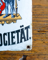 Insegna smaltata Provinzial Feuer-Sozietät – Westfalen