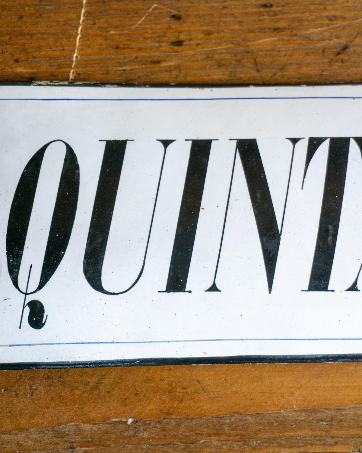 Insegna smaltata “Quinta Squadra” anni ’40 - Smalteria E. Primi Milano
