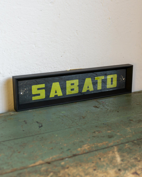 Insegna Cinema Lux Piemonte "Sabato" - anni ’70