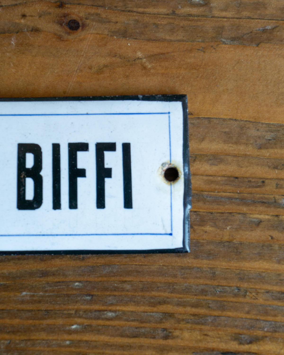 Insegna smaltata “Silvia Biffi” anni ’50-’60 - Italia