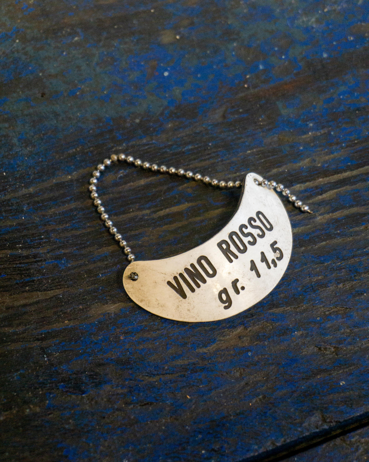 Cartellino vintage “Vino Rosso gr. 11,5”