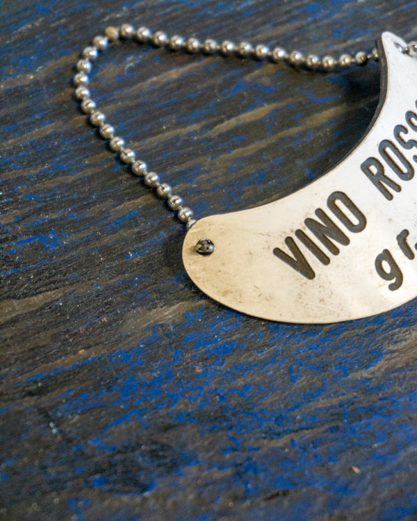 Cartellino vintage “Vino Rosso gr. 11,5”