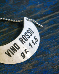 Cartellino vintage “Vino Rosso gr. 11,5”