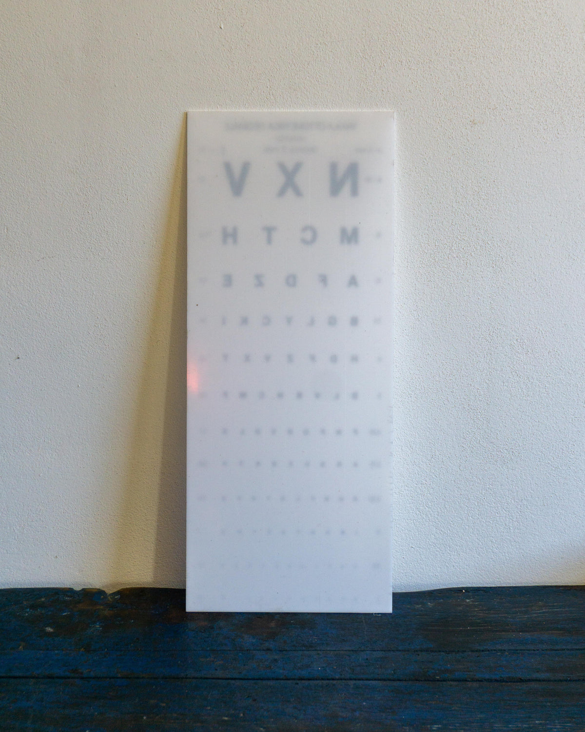 Tavola optometrica vintage – 1980