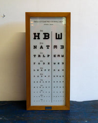 Tavola optometrica luminosa Lanzoni – 1970