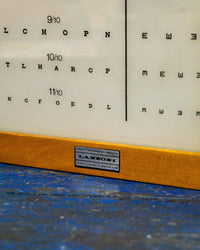Tavola optometrica luminosa Lanzoni – 1970