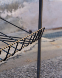 Mobiletto industriale vintage con rotelle – 1970