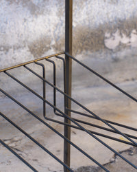 Mobiletto industriale vintage con rotelle – 1970