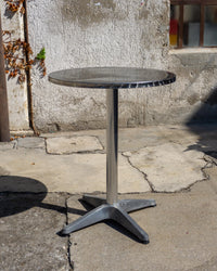 Tavolino da bar vintage cromato – 1980