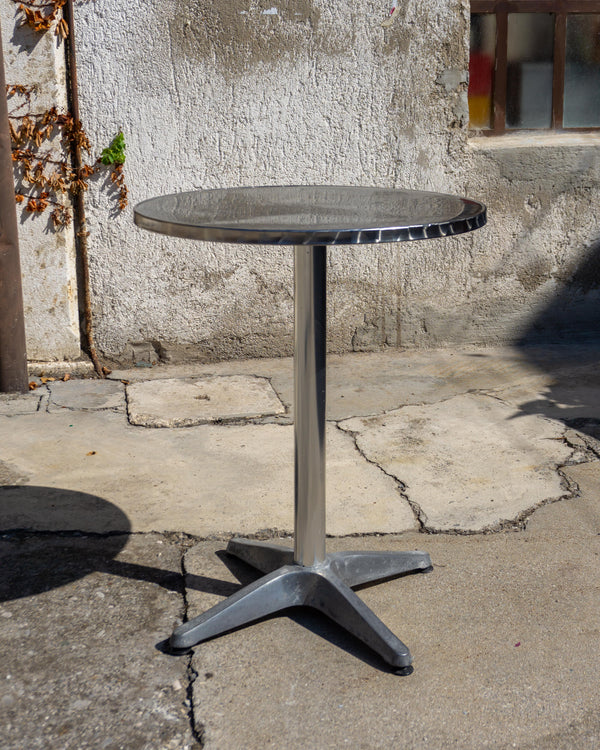 Tavolino da bar vintage cromato – 1980