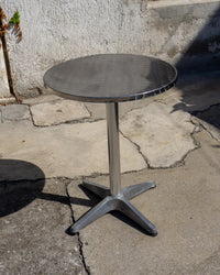 Tavolino da bar vintage cromato – 1980