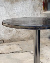 Tavolino da bar vintage cromato – 1980