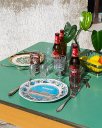 Tavolo in formica turchese - 1970
