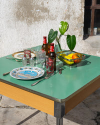 Tavolo in formica turchese - 1970