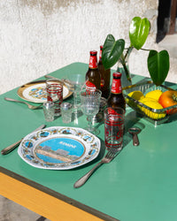 Tavolo in formica turchese - 1970