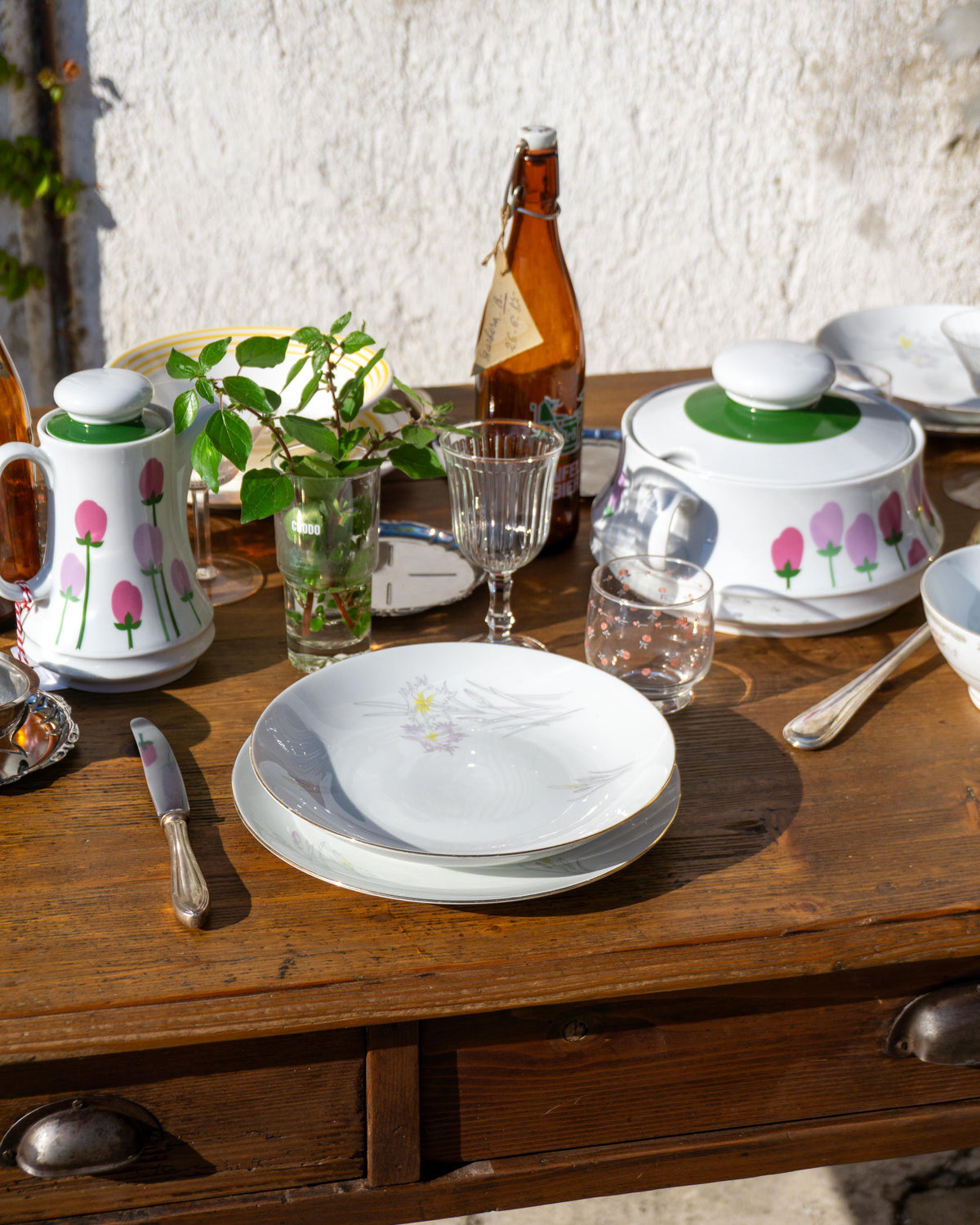 Tavolo da osteria di campagna - 1940/60