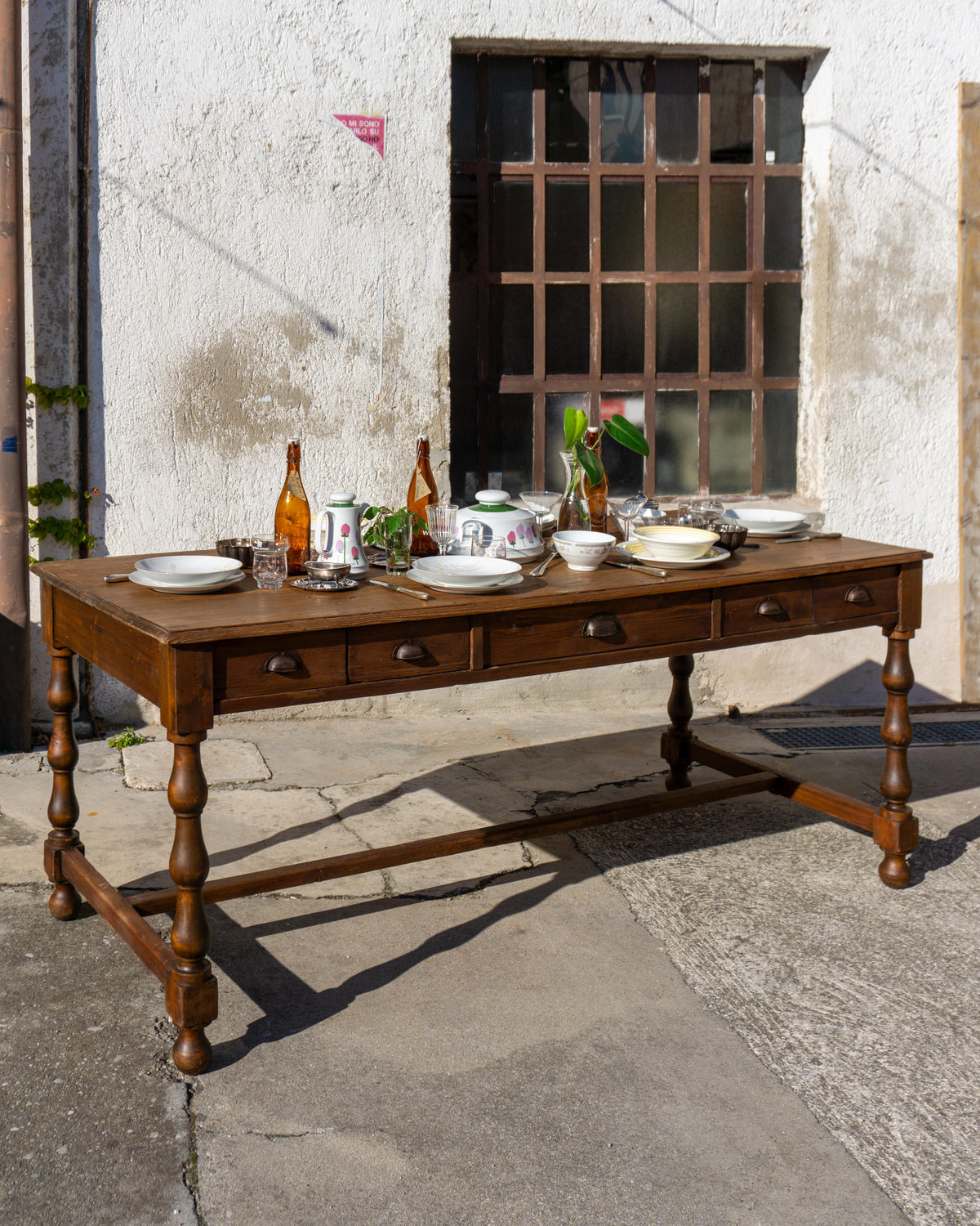 Tavolo da osteria di campagna - 1940/60