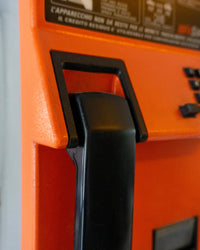 Telefono pubblico SIP Rotor arancio e grigio - 1980