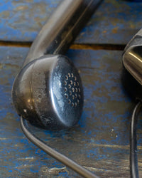 Telefono vintage Siemens in bachelite nera da parete – 1960