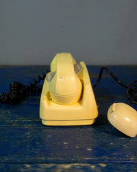 Telefono giallo con rotella – anni ’70