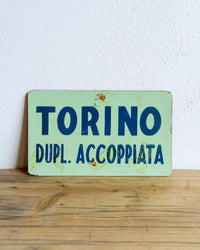 Insegna gare ippiche – Italia, anni 1970 Torino