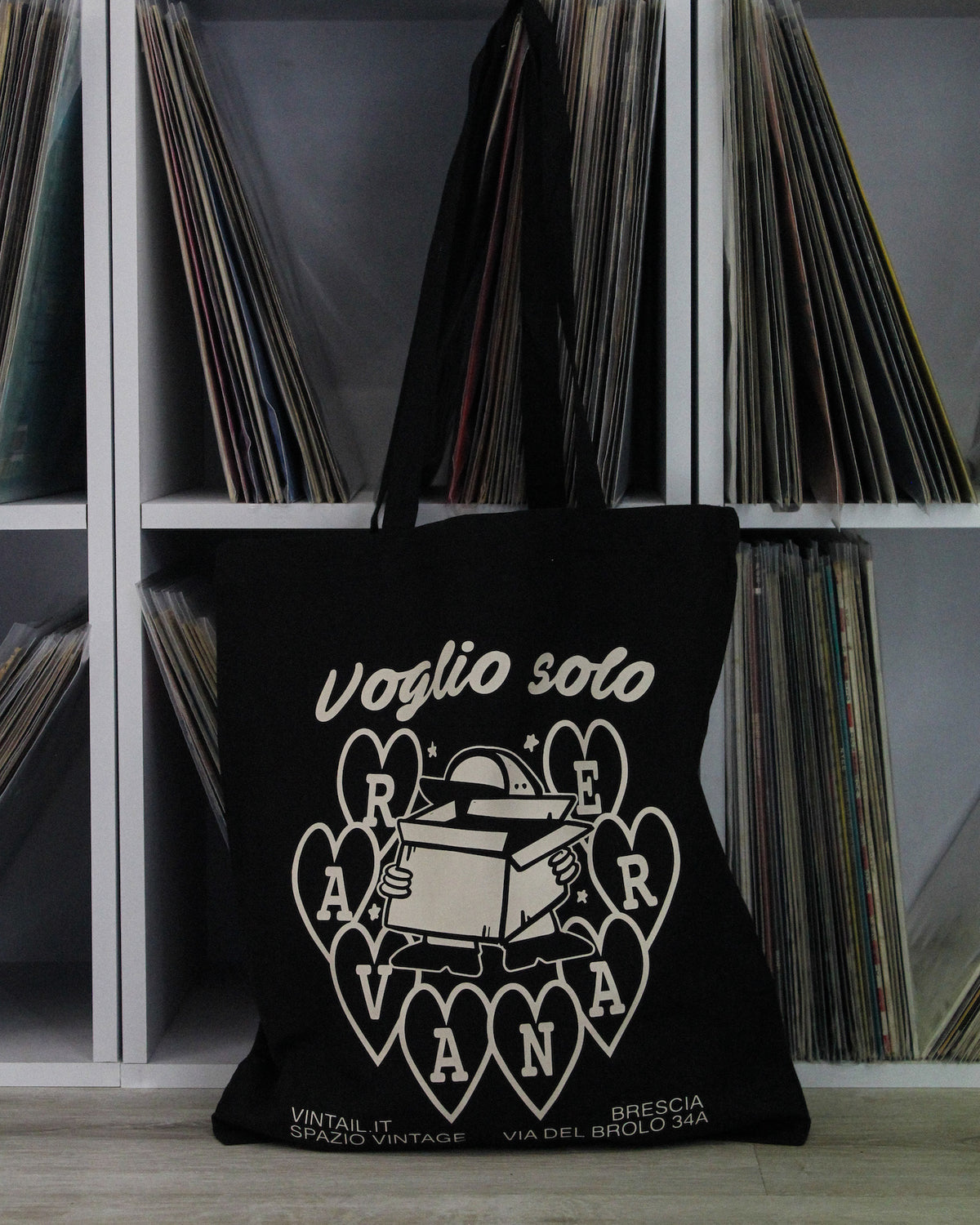 Tote Bag “Voglio Solo Ravanare” - Nera