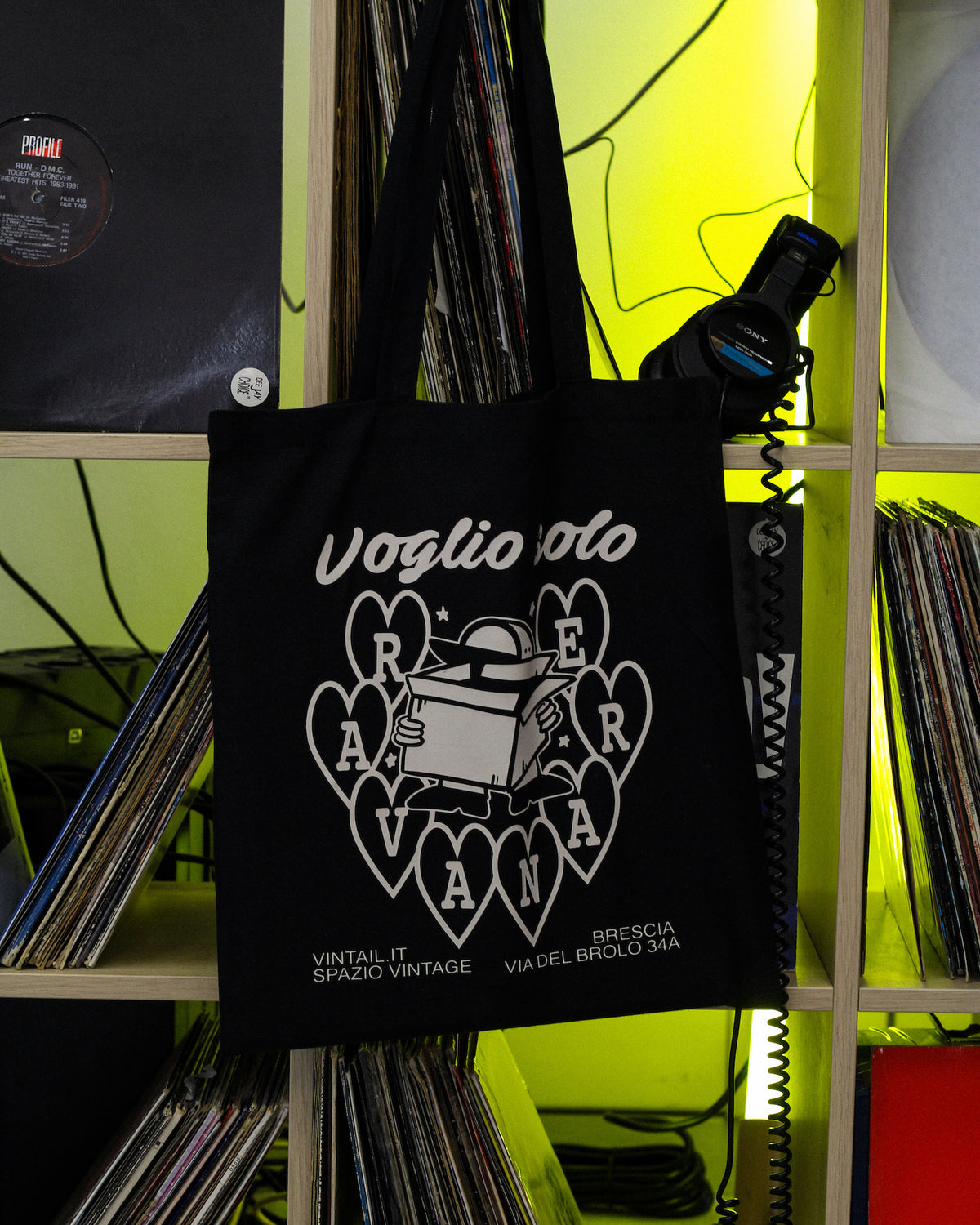 Tote Bag “Voglio Solo Ravanare” - Nera