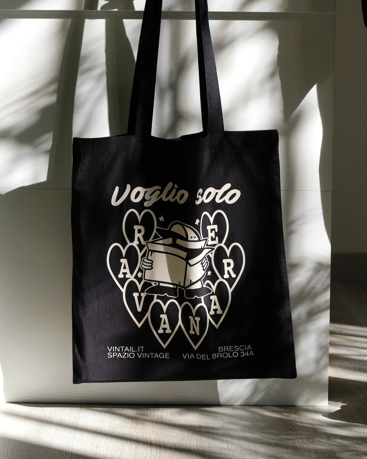 Tote Bag “Voglio Solo Ravanare” - Nera