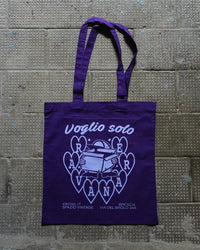 Tote Bag “Voglio Solo Ravanare” - Viola