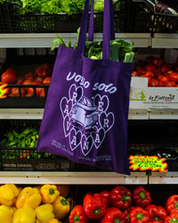 Tote Bag “Voglio Solo Ravanare” - Viola