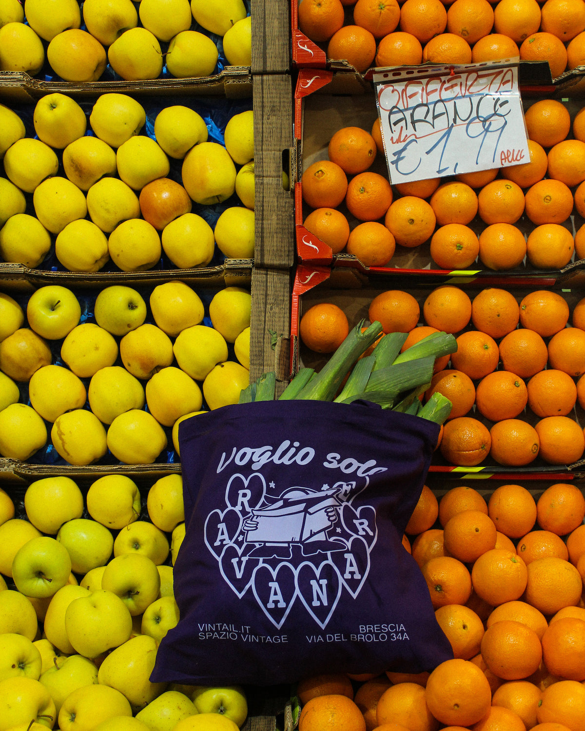 Tote Bag “Voglio Solo Ravanare” - Viola