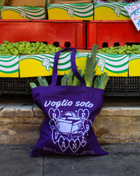 Tote Bag “Voglio Solo Ravanare” - Viola
