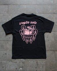 T-Shirt “Voglio Solo Ravanare” - Nera e Rosa