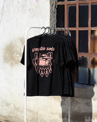 T-Shirt “Voglio Solo Ravanare” - Nera e Rosa